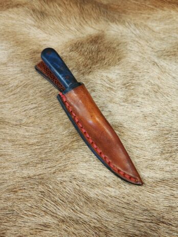 #6542  Small Caping Knife W Dyed Maple/Alumilite® Resin Handle