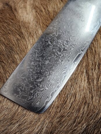 #6566 Damascus “Nakiri” Chef’s Knife