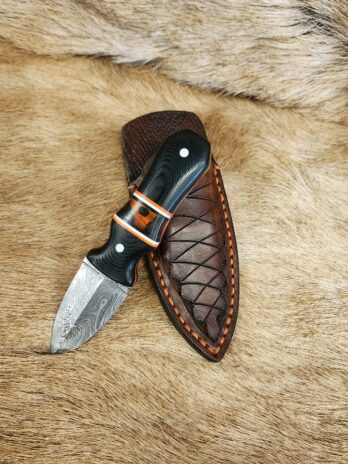 #6612 Small Damascus Boot Dagger