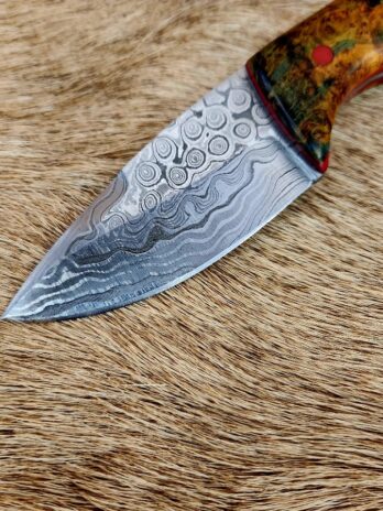 #6718 Raindrop Damascus Cross Draw