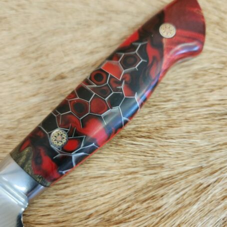 Custom Alumilite Handle On Paring Knife