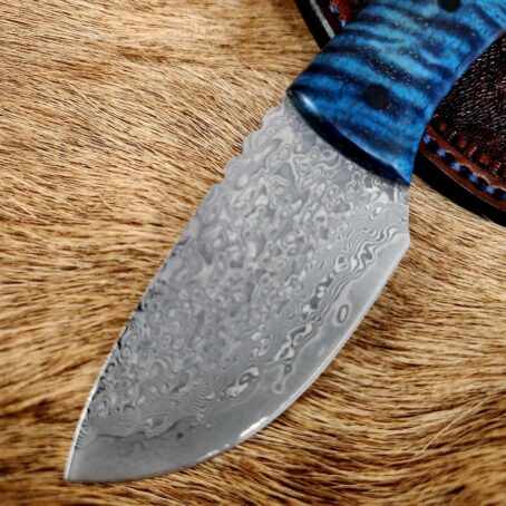 #6752 "Fat Boy" Skinner, San Mai Damascus - Image 2