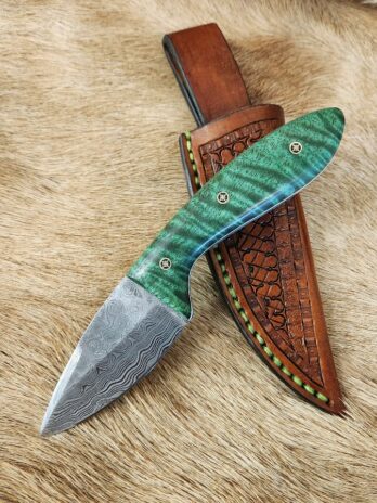 #6746 Damascus Hunter Skinner