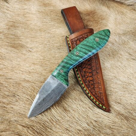 #6746 Damascus Hunter Skinner