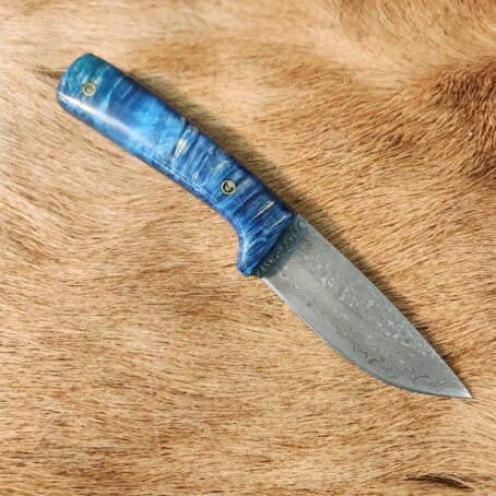 #6794 San Mai Damascus Drop Point - Image 6