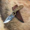 #6852 Stainless Hammered Hunter Skinner