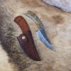 #6850 Camp Knife W Redwood Burl Handle - Image 6