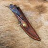 #6854 Stainless Hammered Hunter Skinner - Image 2