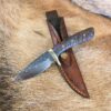 #6854 Stainless Hammered Hunter Skinner