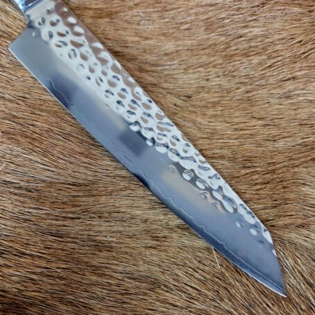 #6868 Hammered Utility Chef Knife - Image 6
