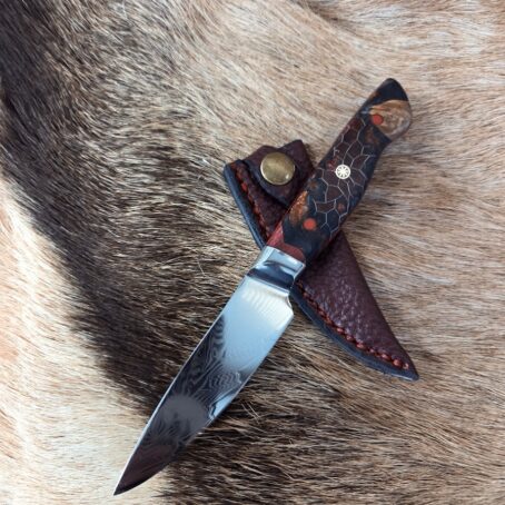 #6878 Damascus Paring Knife