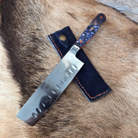 #6880 Damascus "Nakiri" Chef's Knife