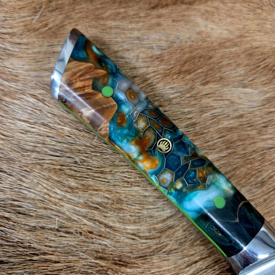 #6916 Kiritsuke Chef's Knife - Damascus - Image 3