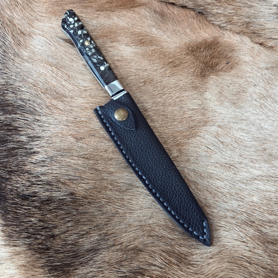 #6918 Damascus Utility Chef's Knife - Image 5