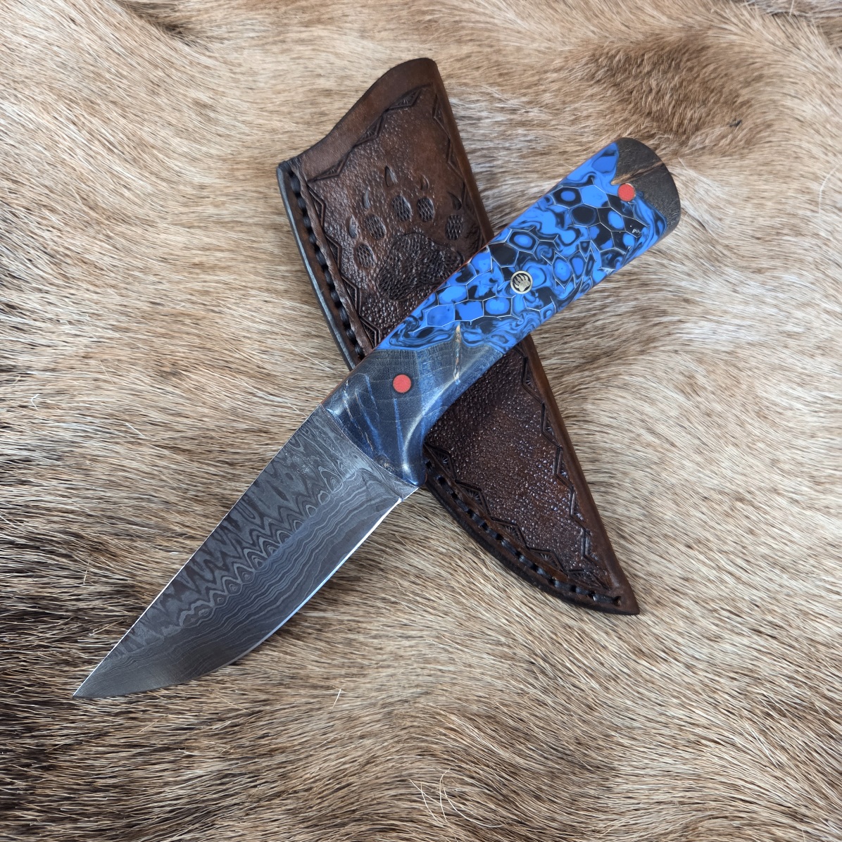 #6924 Damascus Skinner