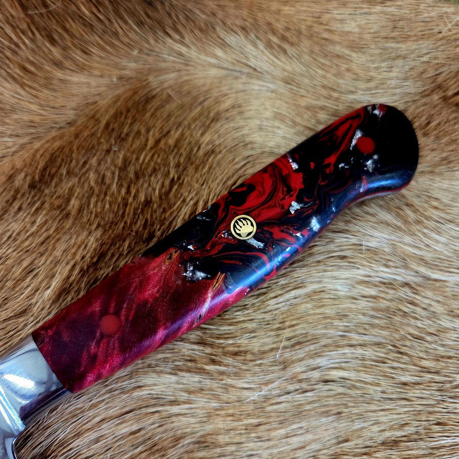 #6938 Damascus Nikiri Chef's Knife - Image 3