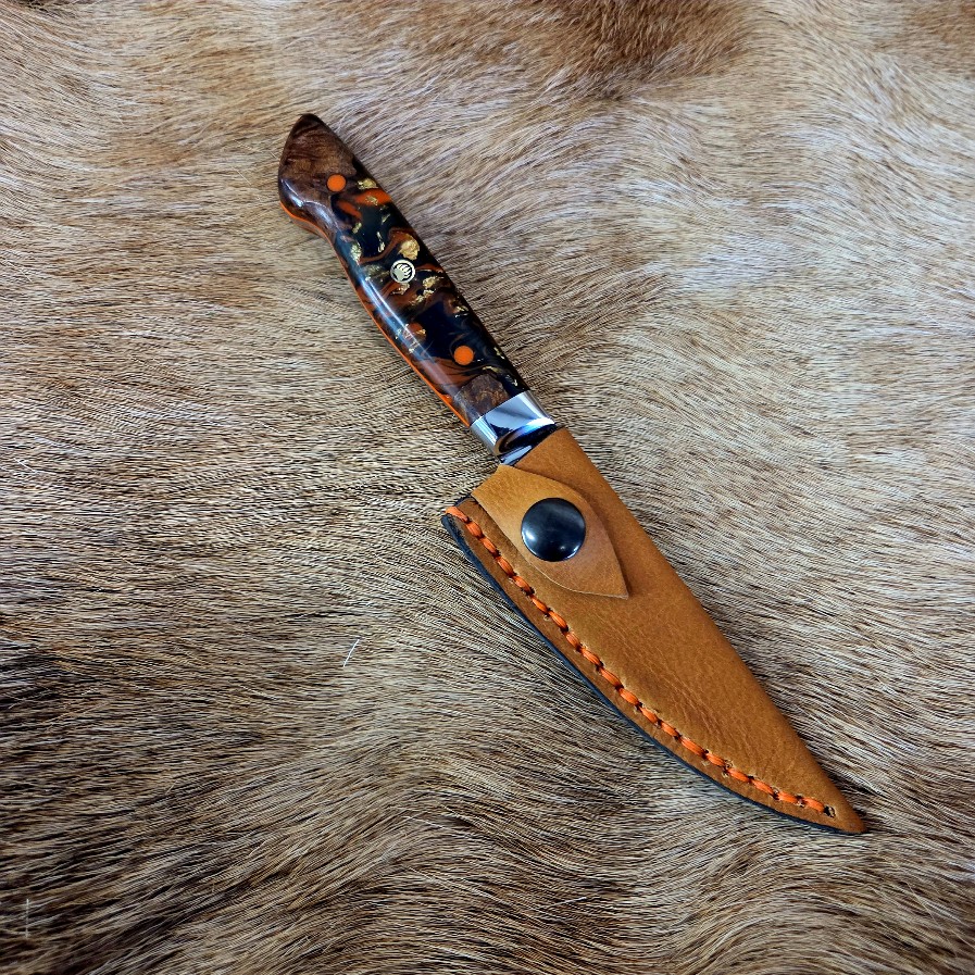 #6934 Damascus Paring Knife - Image 3