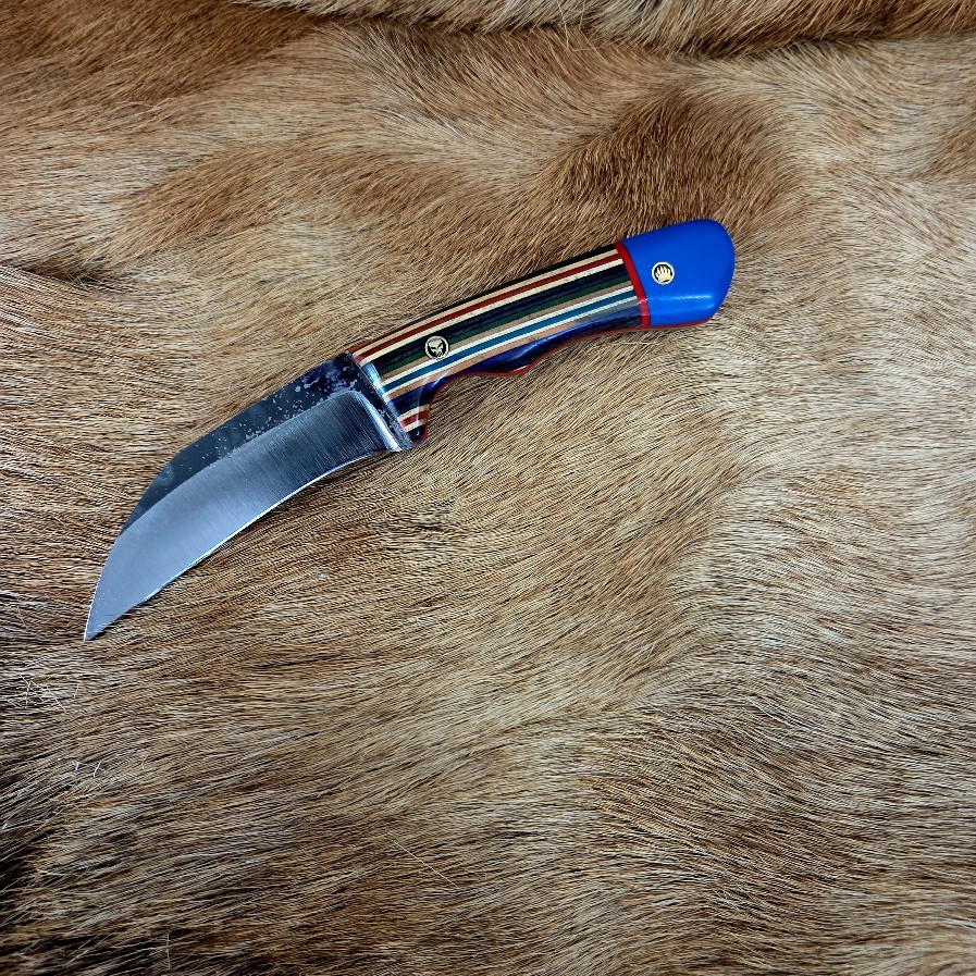 #6988 Bird's Beak Knife With Custom Sheath - Image 4