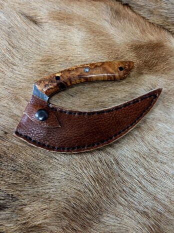 #7018 Beautiful Custom Damascus Ulu