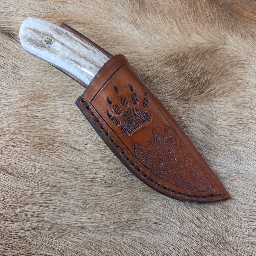 #7032 Damascus "Fat Boy" Hunter Skinner - Image 4