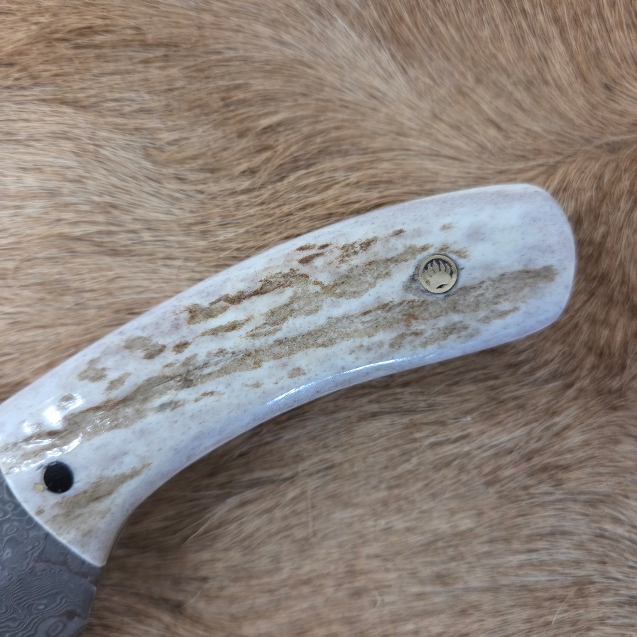 #7032 Damascus "Fat Boy" Hunter Skinner - Image 2