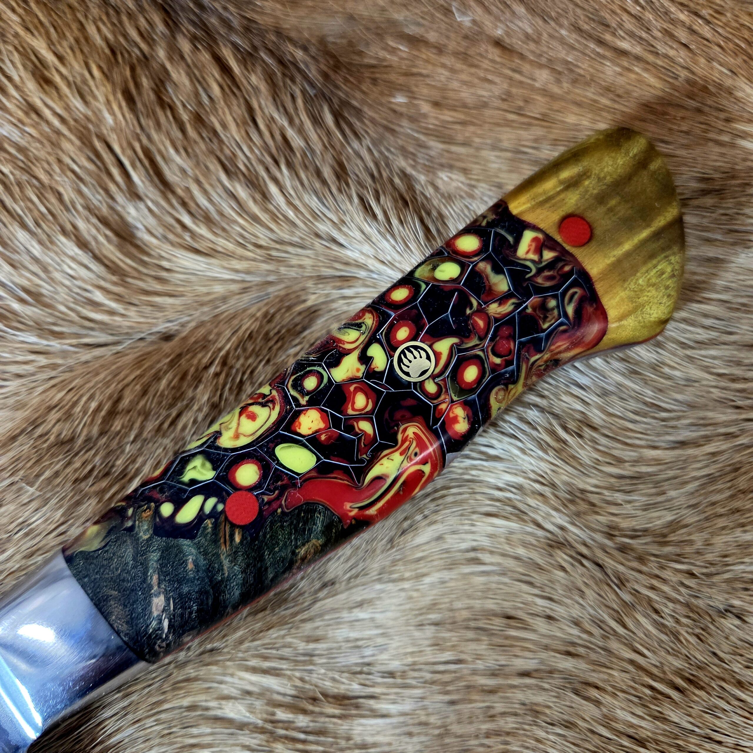 #7040 Damascus Bread Knife - Image 5