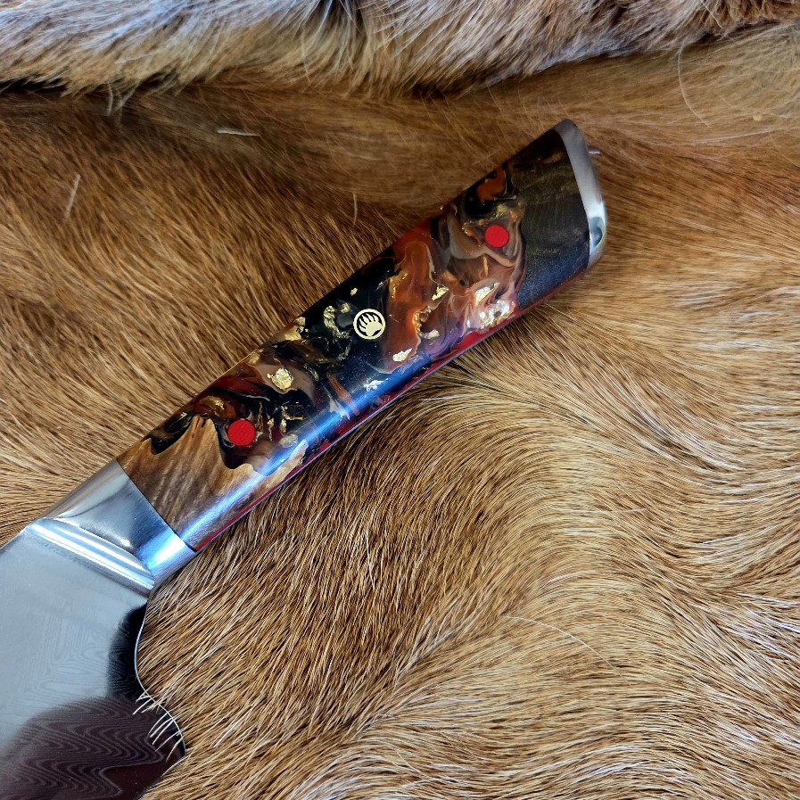 #7052 Kiritsuke Chef's Knife - Damascus - Image 3