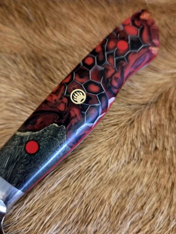 #7046 Damascus Santoku Chef’s Knife