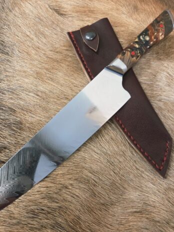 #7052 Kiritsuke Chef’s Knife – Damascus