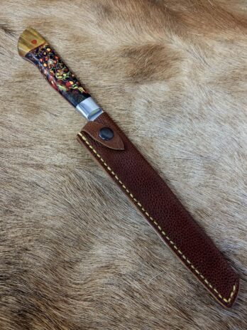 #7040 Damascus Bread Knife