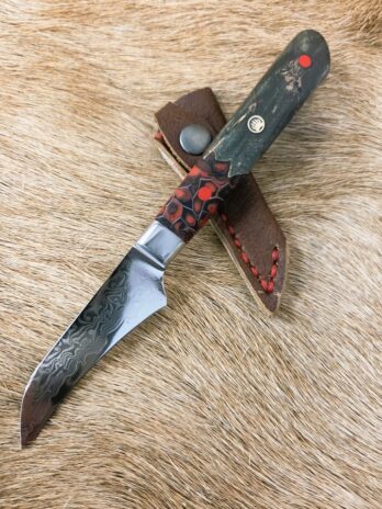 #7044 Birds Beak Knife With Custom Blade Guard