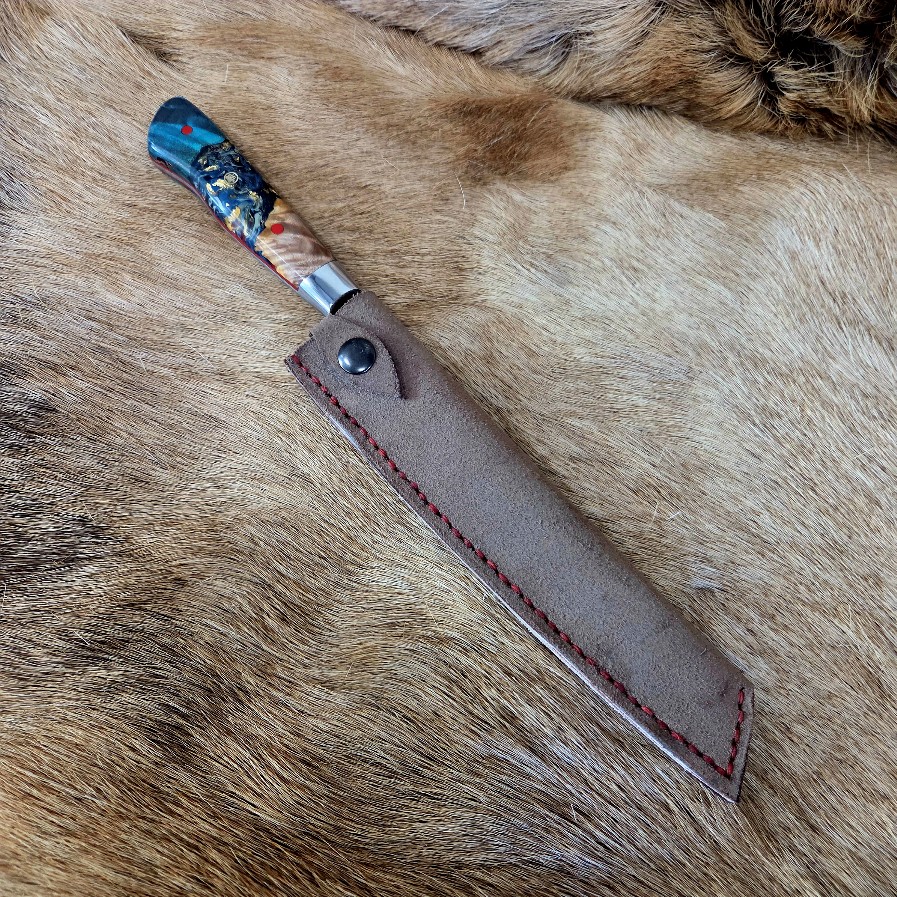 #7078 Damascus Bread Knife - Image 3