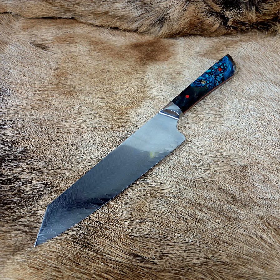 #7082 Kiritsuke Chef's Knife - Damascus - Image 6