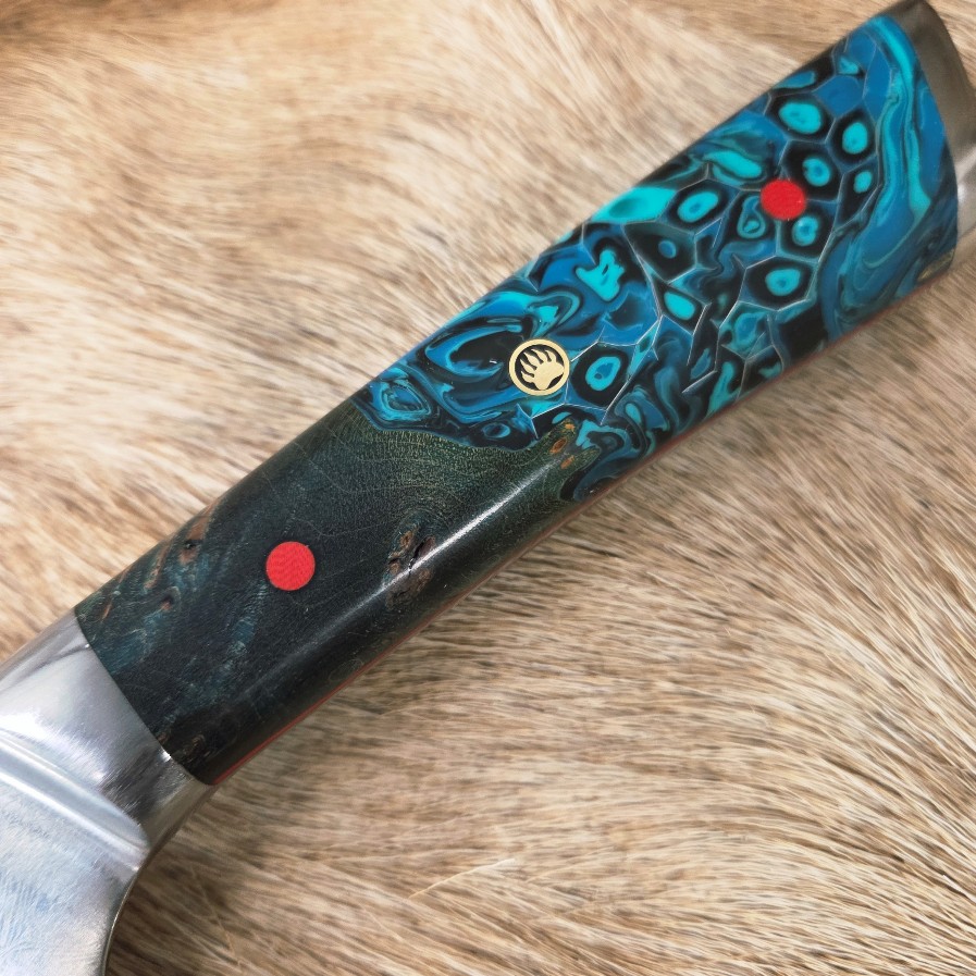 #7082 Kiritsuke Chef's Knife - Damascus - Image 4