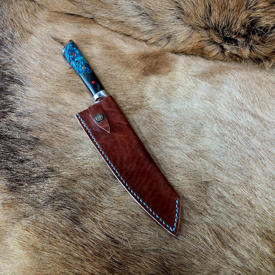 #7082 Kiritsuke Chef's Knife - Damascus - Image 2