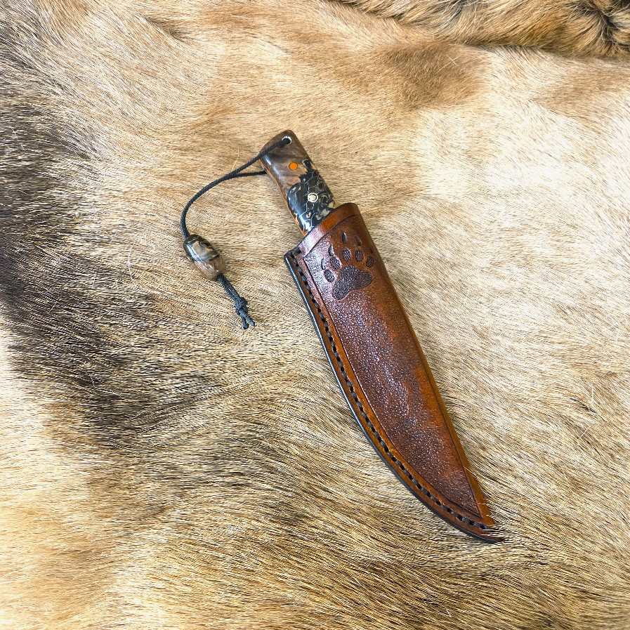 #7090 Large Bushcraft Style Knife - Image 2