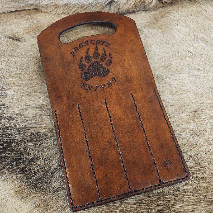 #7102 Handcrafted Damascus Steak Knife Set - Image 7