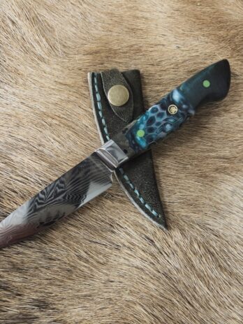 #7106 Damascus Paring Knife