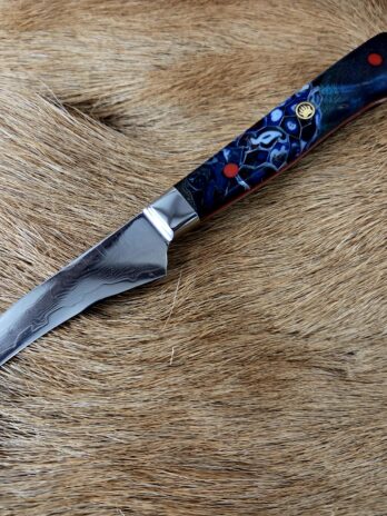 #7140 Damascus Bird’s Beak Paring Knife