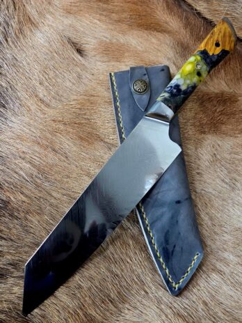 #7152 Damascus Kiritsuke