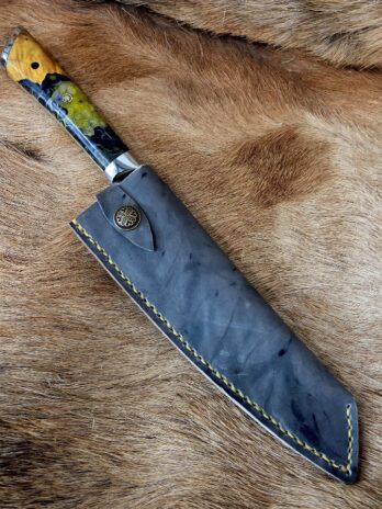 #7152 Damascus Kiritsuke