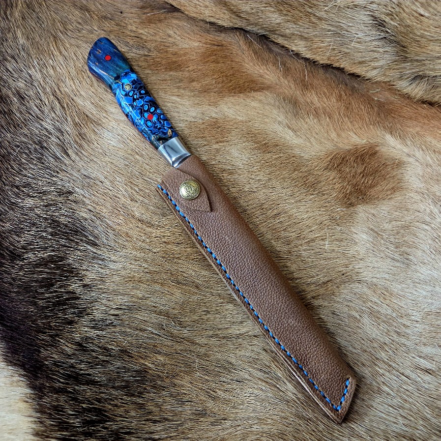 #7148 Damascus Bread Knife - Image 3