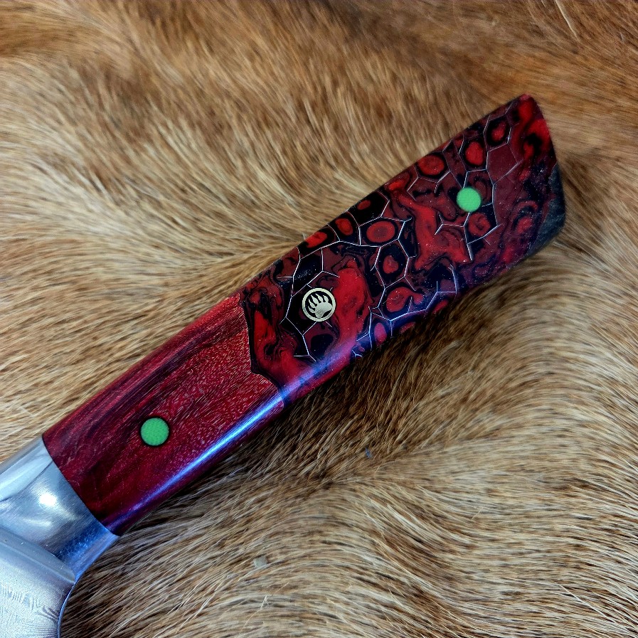 #7158 Damascus Gyuto Chef's Knife - Image 4