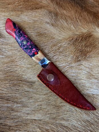 #7156 Damascus Paring Knife