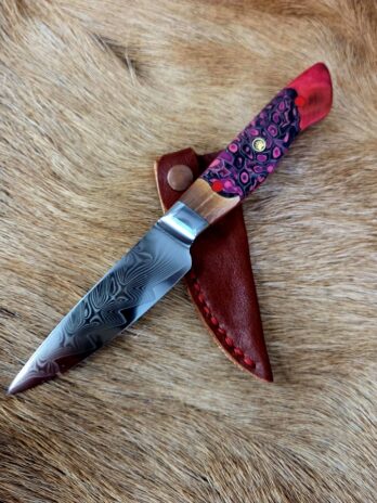 #7156 Damascus Paring Knife