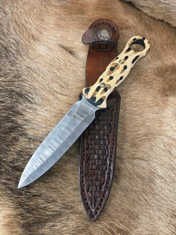 #7170 Large Damascus Dagger