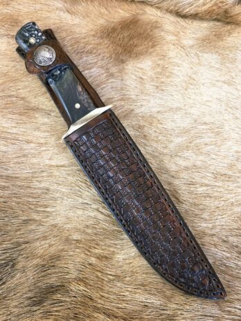 #7192 Stainless Bowie Knife