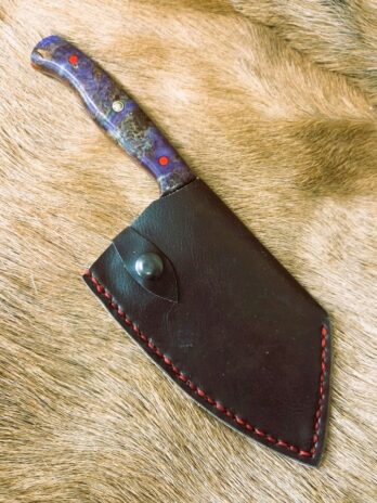 #7202 Large Damascus Chinese Cleaver