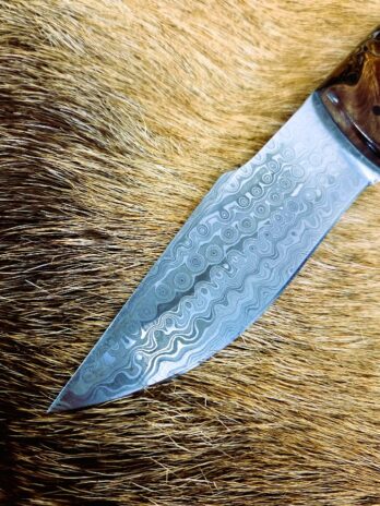 #7194 Damascus Hunter Skinner