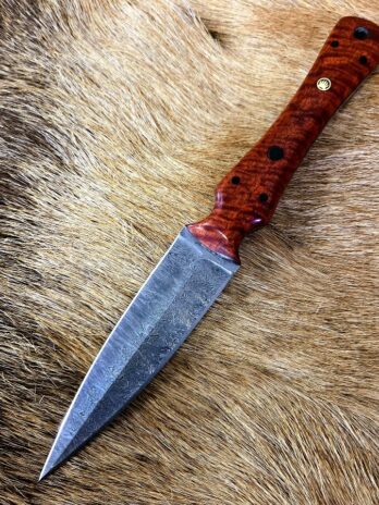 #7198 Damascus Double Edge Dagger